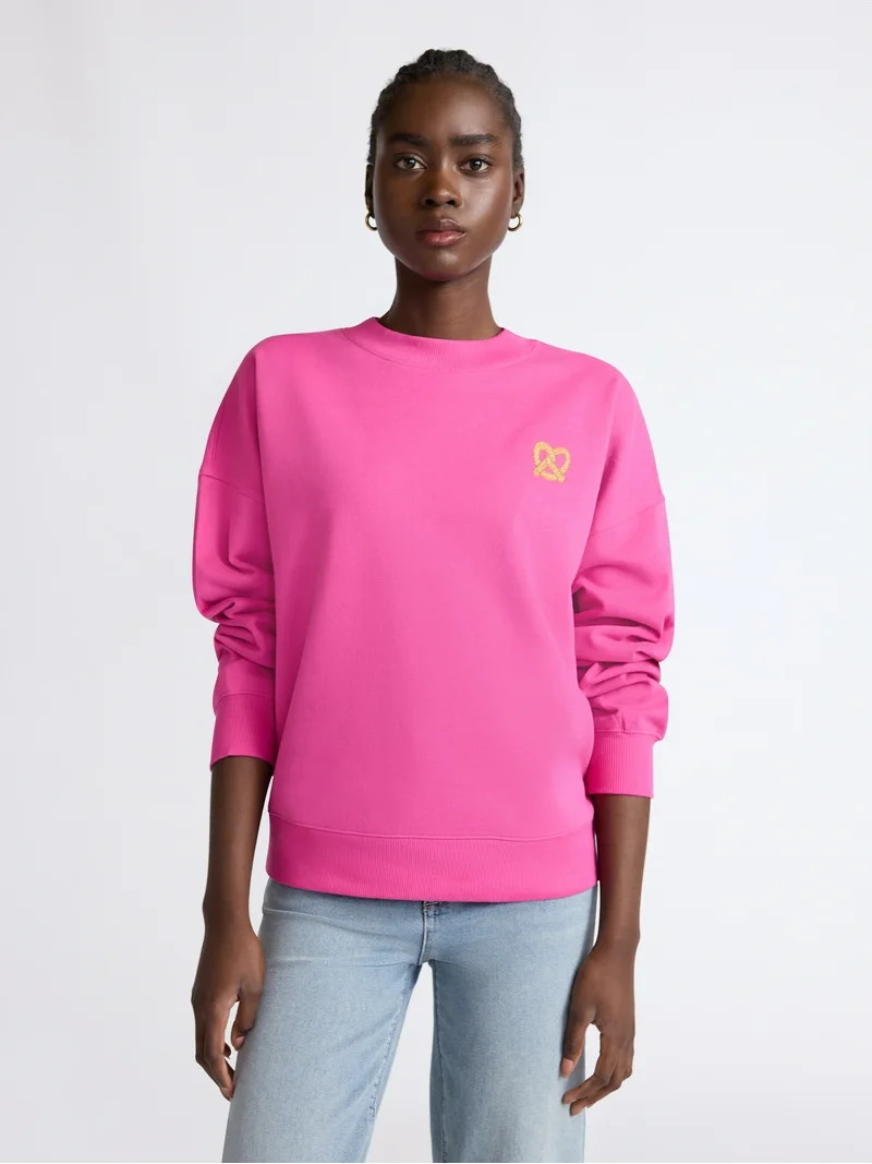 Scoop Limited Edition Women’s and Women's Plus New York Graphic Sweatshirt with Embroidery, Siz... | Walmart (US)