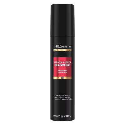 Tresemme Keratin Smooth Weightless Anti-Frizz Finishing Spray Flexible Hold Hair Treatment - 7oz: Paraben-Free, Oil-Free, All Hair Types | Target