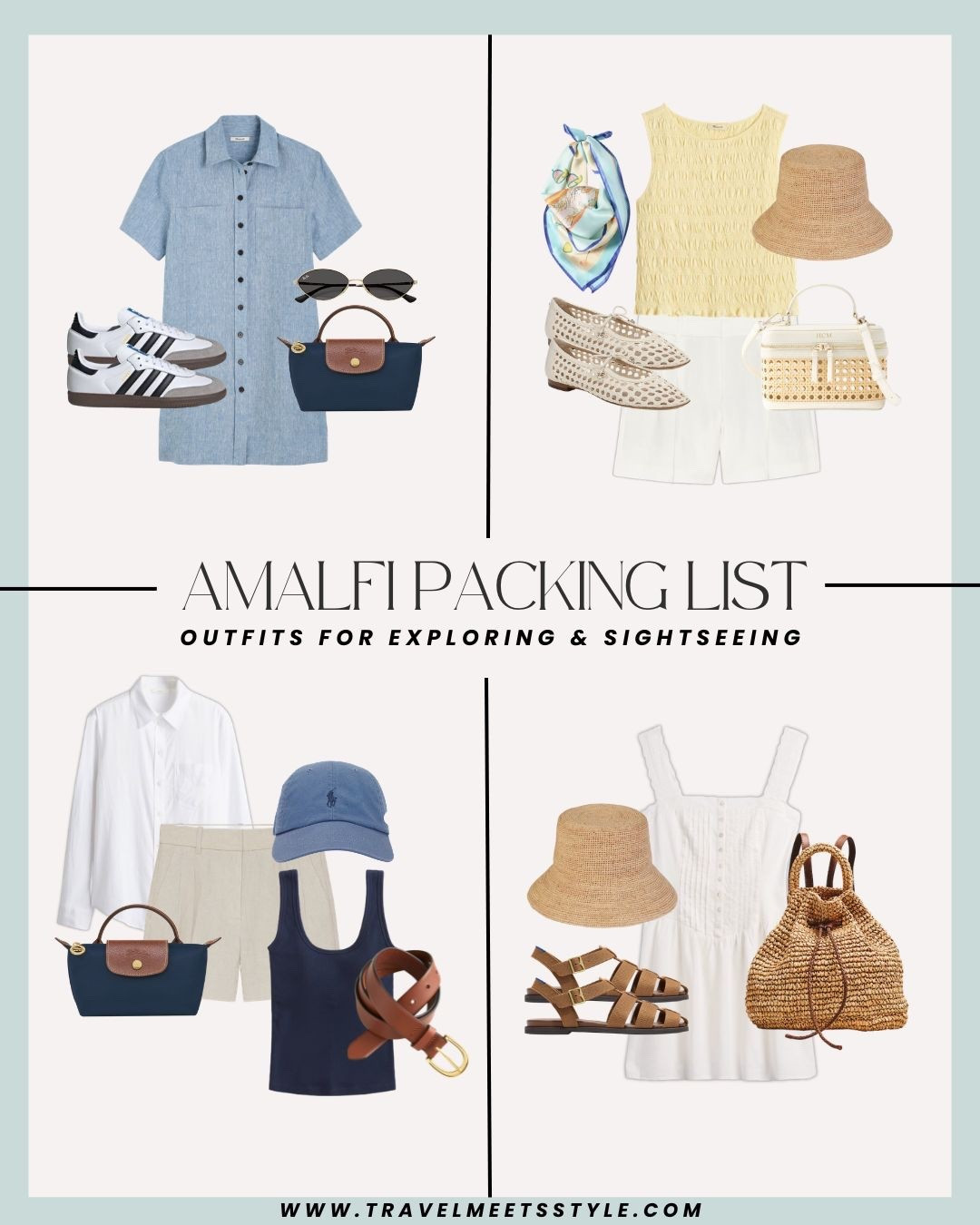 Headed to the Amalfi Coast and need some help packing? This is your destination for the ultimate Amalfi Coast packing list 🌊 Explore here for Italy outfit ideas for exploring & sightseeing and visit travelmeetsstyle.com to read the full post ☀️

#LTKTravel