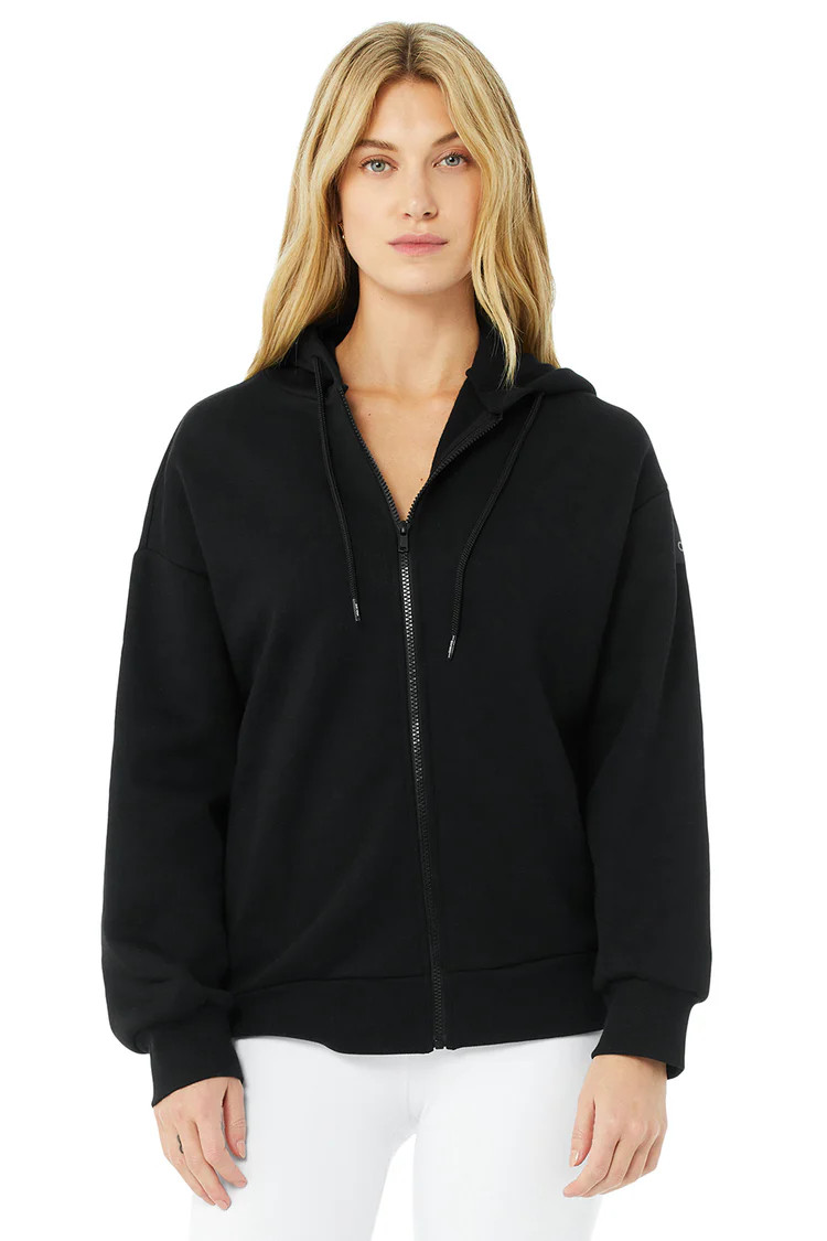 Hype Full Zip Hoodie | Alo Yoga (US)