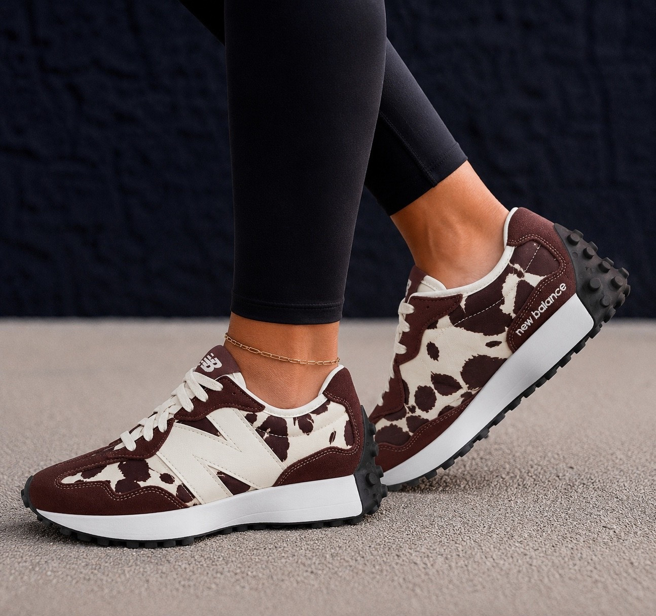 new balance 327 🤎🐄

These instantly elevate any casual outfit and pair perfectly with leggings, denim, or an oversized sweatshirt for that effortless, Pinterest inspired look.

✨ Sizing: Runs true to size. If you’re between sizes or prefer a little extra room, go up a half size. I’m wearing my true size.