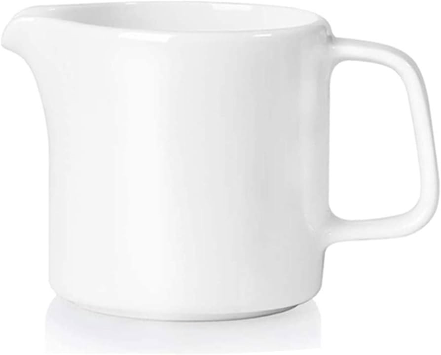 ONTUBE Ceramics Creamer,Porcelain Coffee Milk Creamer Pitcher with Handle for Home and Kitchen - ... | Amazon (US)