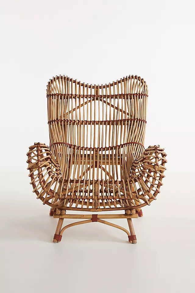 Elouise Rattan Chair | Anthropologie (US)