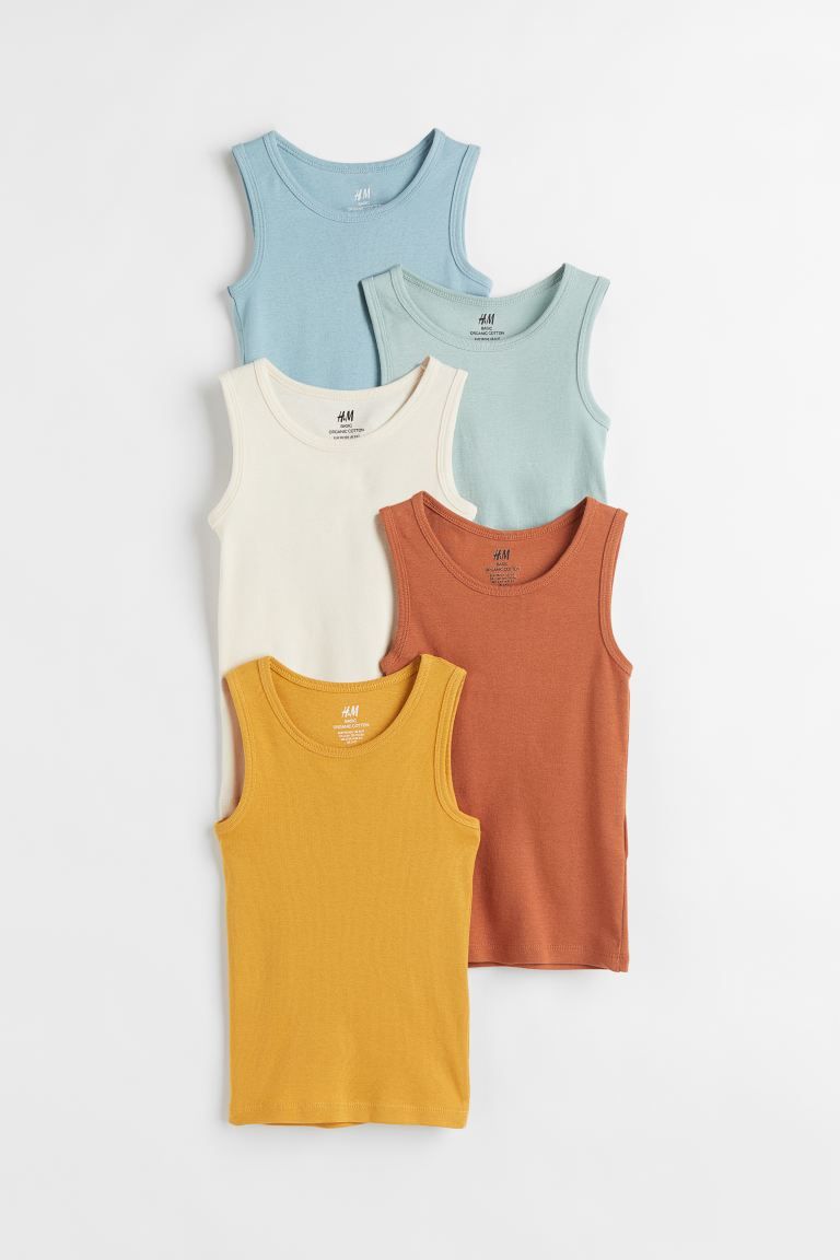 5-pack Cotton Tank Tops | H&M (US + CA)