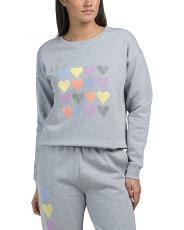 Organic Cotton Cloud Brushed Fleece Lined Crew Neck Sweatshirt | TJ Maxx