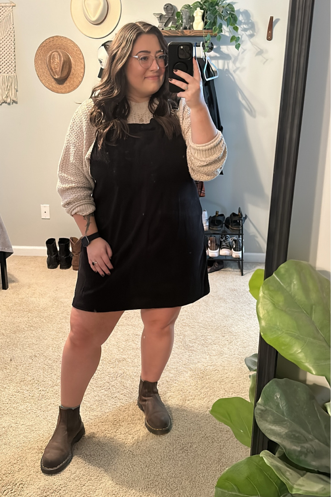 Pumpkin picking fall outfit 
Dress - sized up to xxl for extra room
Sweater old from target
2976 Doc Martens -  tts 7

#LTKstyletip #LTKmidsize #LTKxPrime