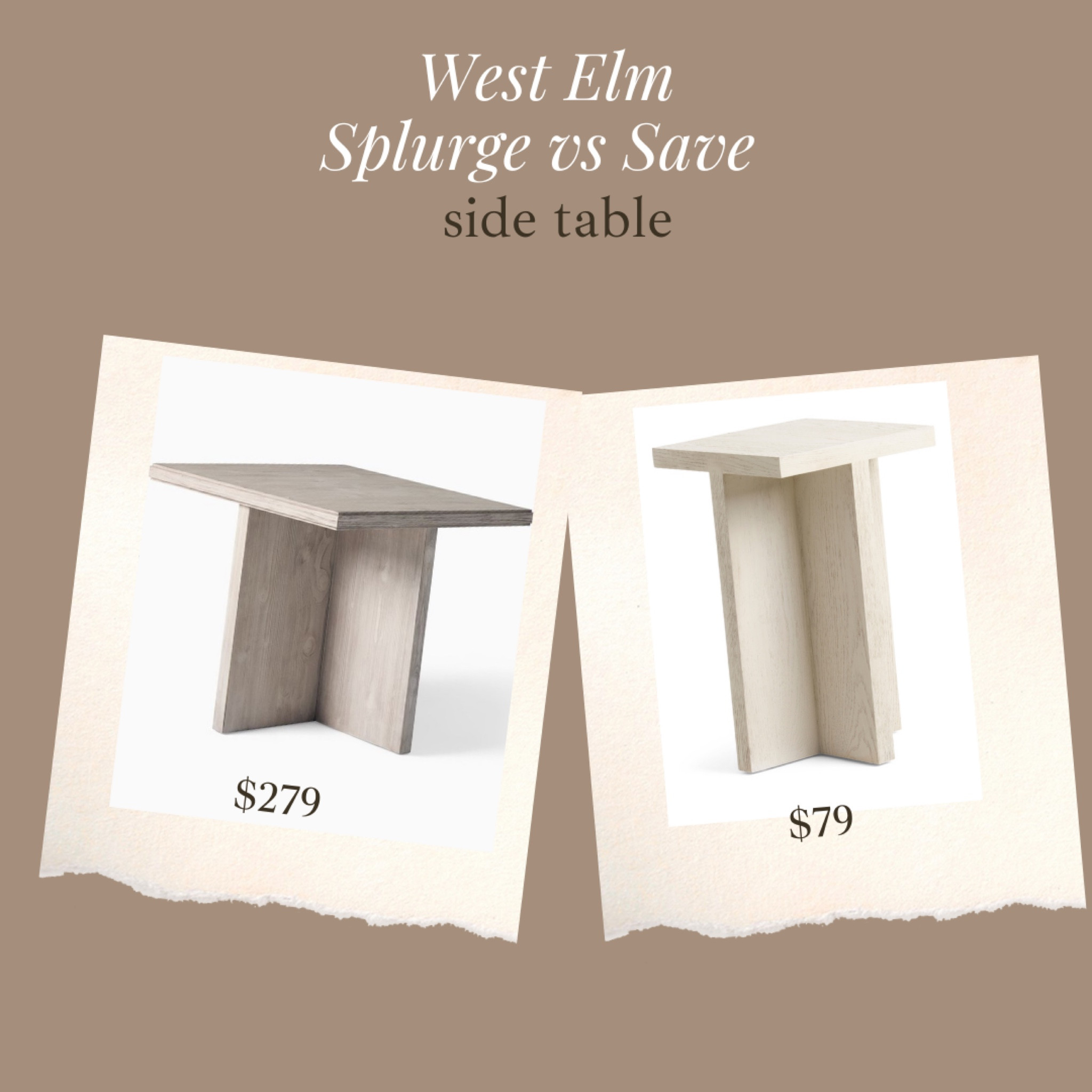 The shape of this reminds me so much of this designer side table, but $200 less!

#LTKhome #LTKsalealert #LTKfindsunder100