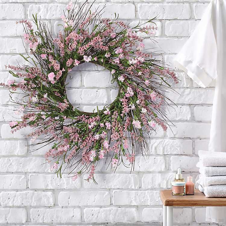 Pink Berry and Clover Wreath | Kirkland's Home