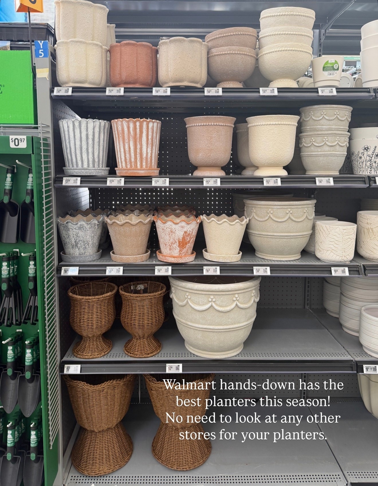 Hands-down the best planters are at Walmart!￼

#LTKHome #LTKSeasonal