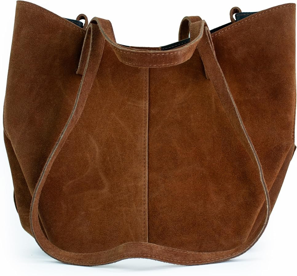 Wildleder Handtasche, Wildleder Umhängetasche mit verstellbarem Schultergurt, Schultertasche tra... | Amazon (DE)