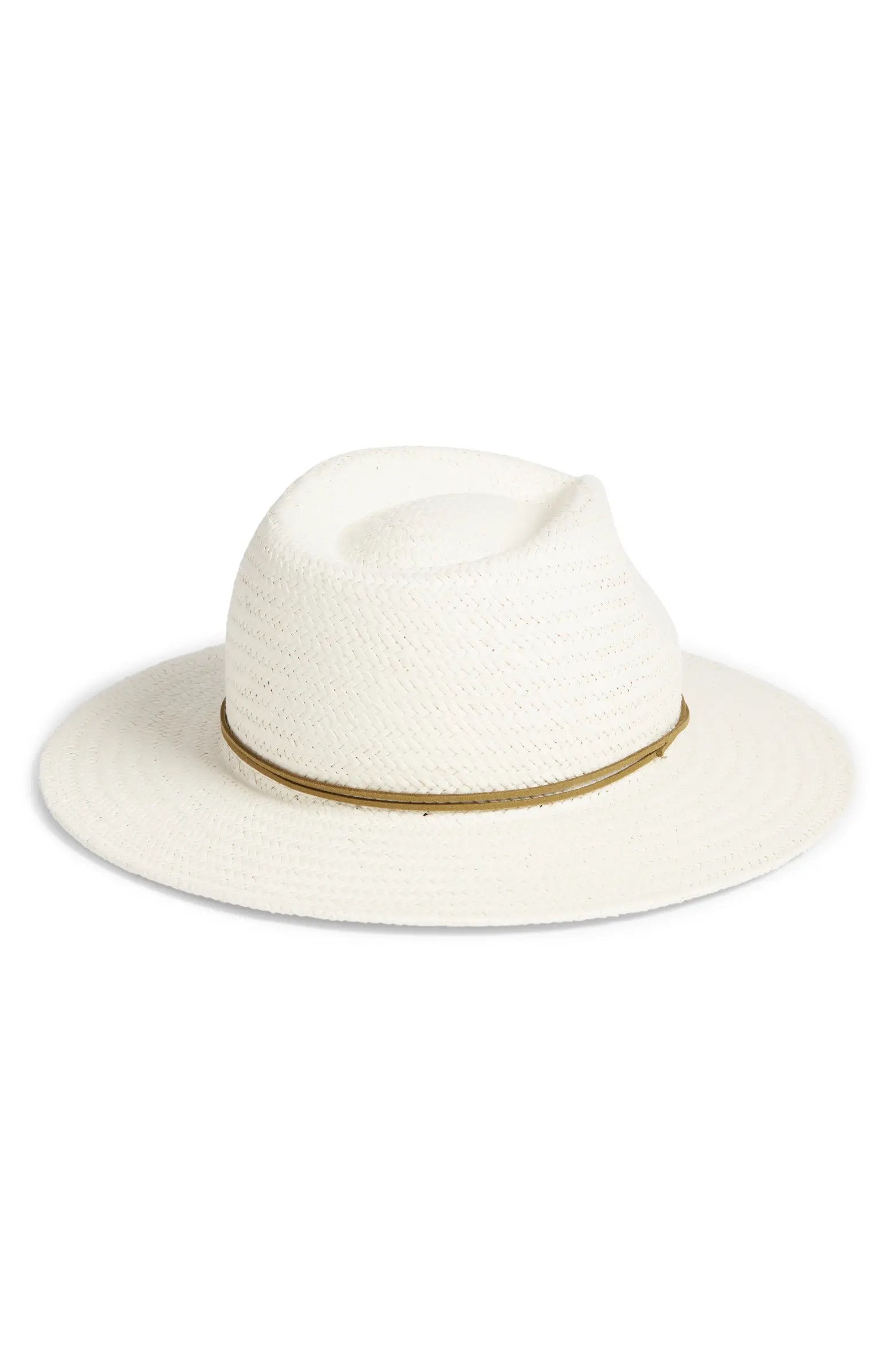 rag & bone Packable Woven Straw Fedora | Nordstrom | Nordstrom