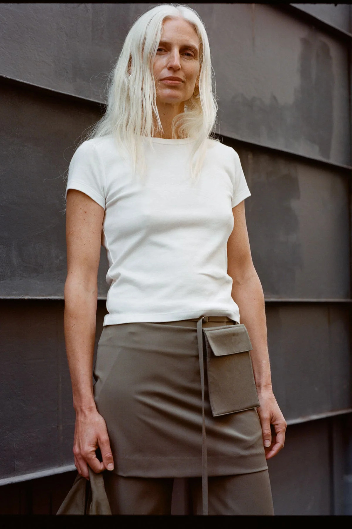 Organic Cotton Baby Tee - White | St. Agni