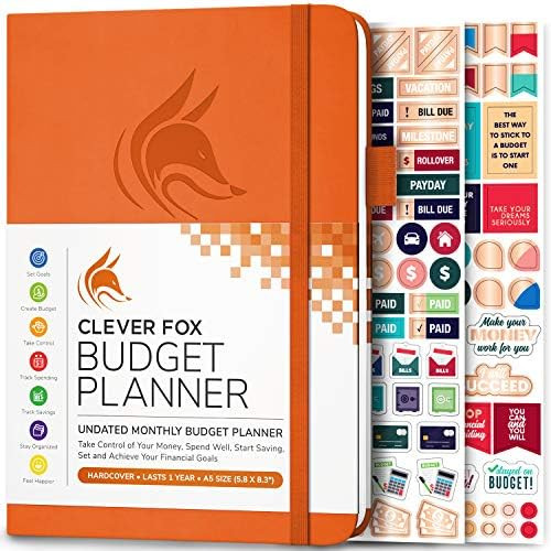 Clever Fox Budget Planner - Undated - Expense Tracker Notebook. Monthly Budgeting Journal, Financ... | Amazon (US)