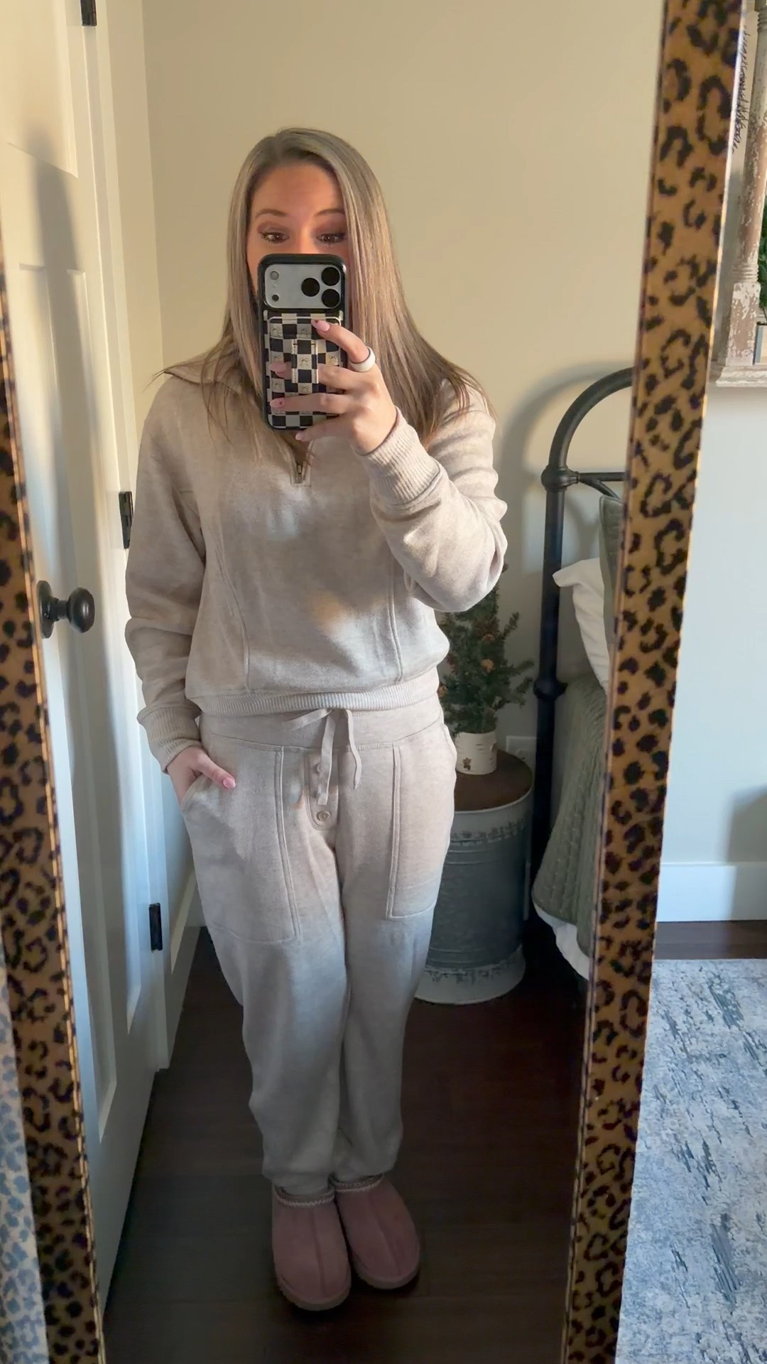 The cutest and comfiest jogger lounge set around! Comes in different colors too! I love this set because I’m only 5’1” and the pants are fine on me since they are the jogger style! Wearing a small in both the top and bottoms! 

#LTKdayinmylife #LTKgrwm #LTKootd