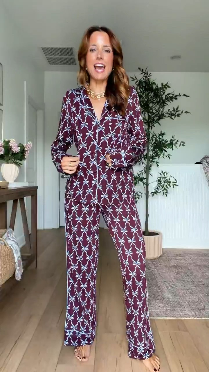New release bow pajamas in XXS. So soft with pockets! Christmas pajamas. Matching Christmas pajamas. Gift ideas for her. Matching pajama sets.

#LTKootd #LTKPetite #LTKmorningroutine