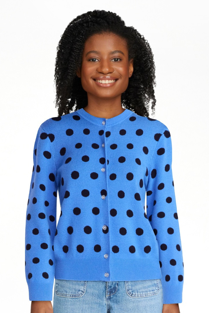 Free Assembly Women's and Women's Plus Solid, Stripe, & Print Classic Cozy Yarn Cardigan Sweater,... | Walmart (US)