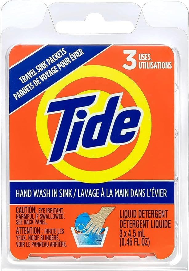 Tide Liquid Travel Sink Packets, 3-Count | Amazon (US)