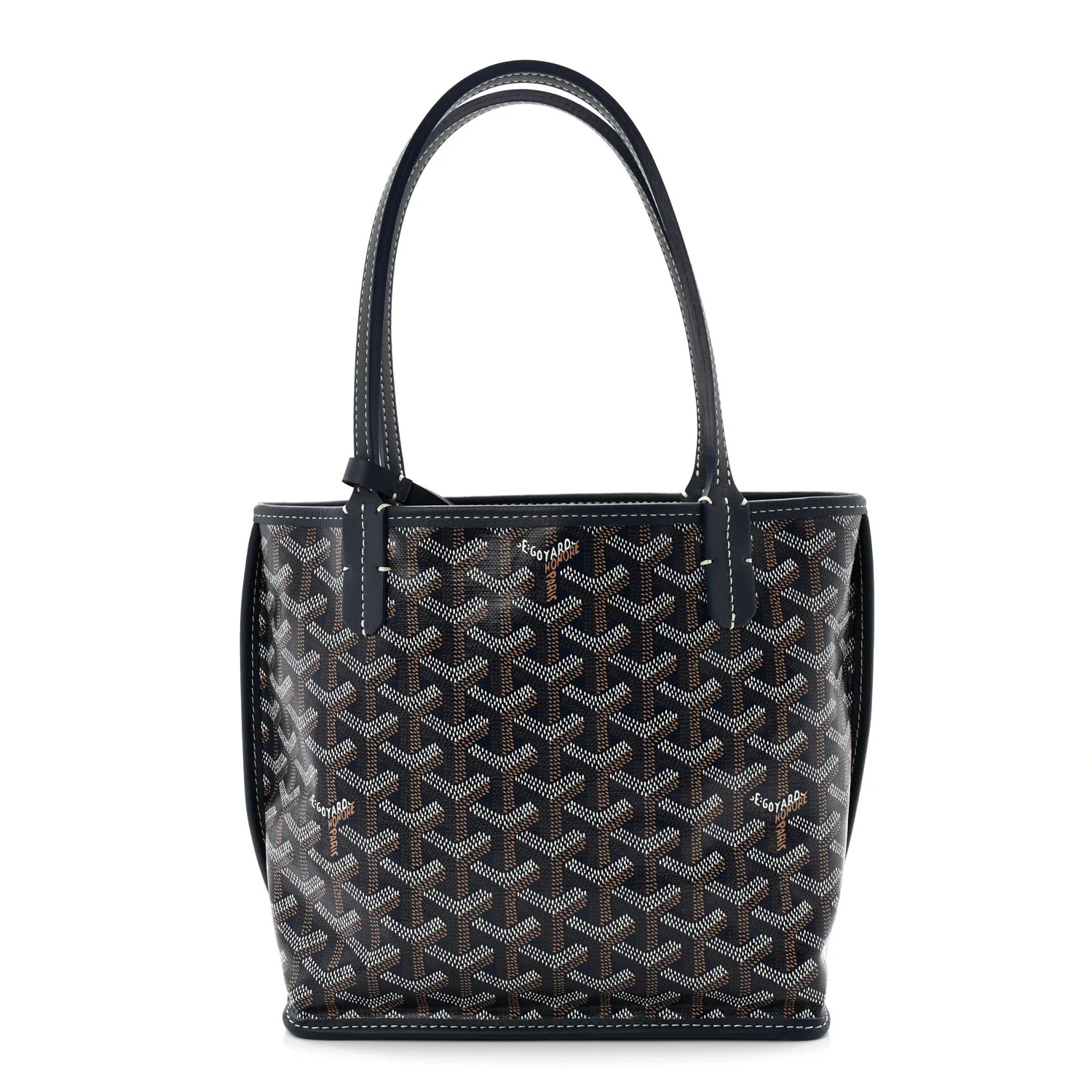 Goyard Goyardine Reversible Mini Anjou Navy 1856486 | FASHIONPHILE (US)
