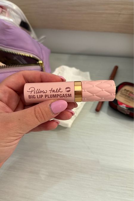 I tried this Pillow Talk Big Lip Plumpgasm Gloss and I’m obsessed! The color is so pretty and the plumping is a cooling feeling on the lips! 👄 

#LTKmidsize #LTKbeauty #LTKstyletip
