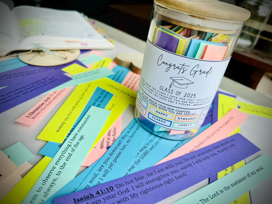 Graduation Gift, Bible Verses for Graduate, New Grad Jar, Graduation Encouragement, Christian Gif... | Etsy (Global)