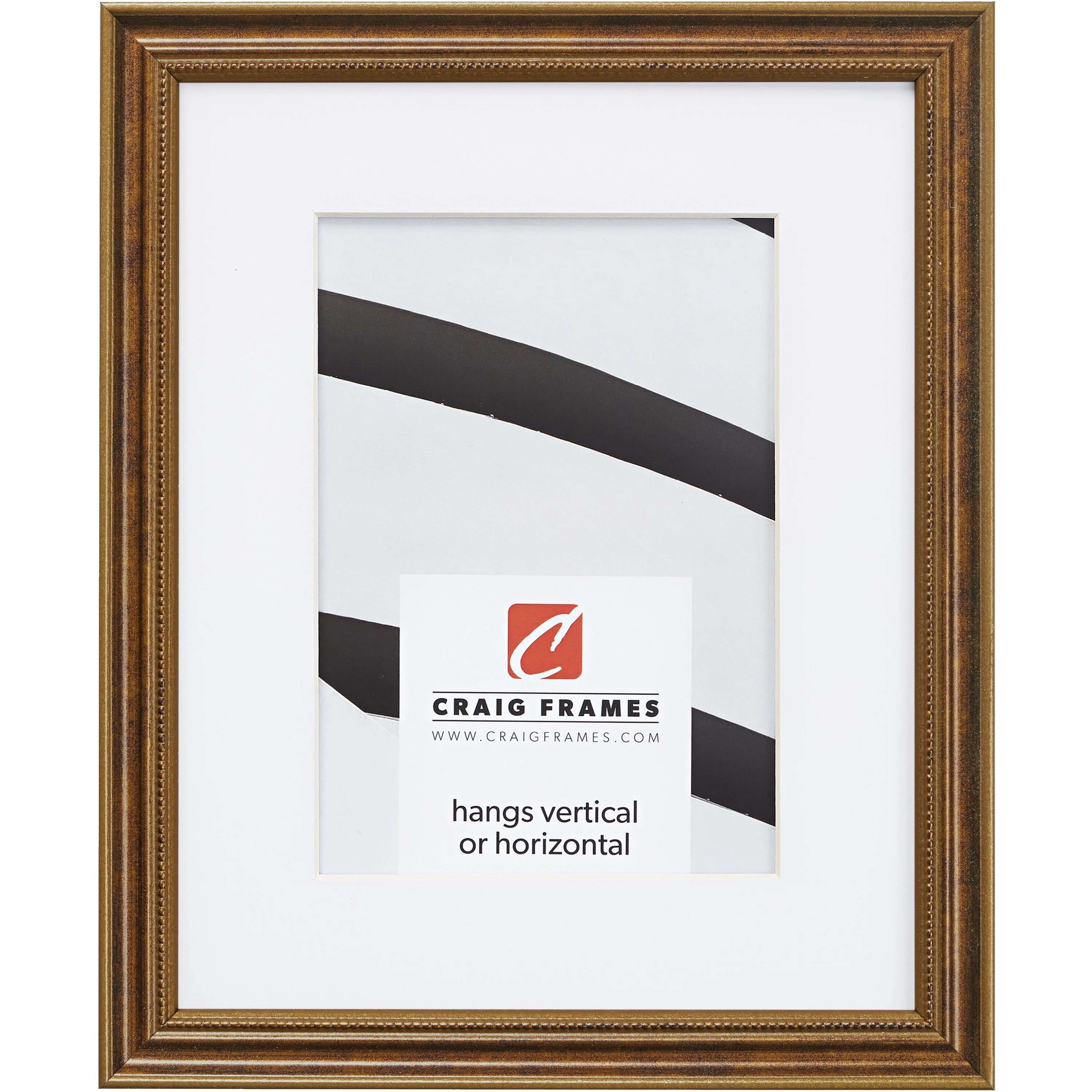 Craig Frames Stratton, 20x30 inch Picture Frame Matted for a 16x24 Photo, Aged Bronze - Walmart.c... | Walmart (US)