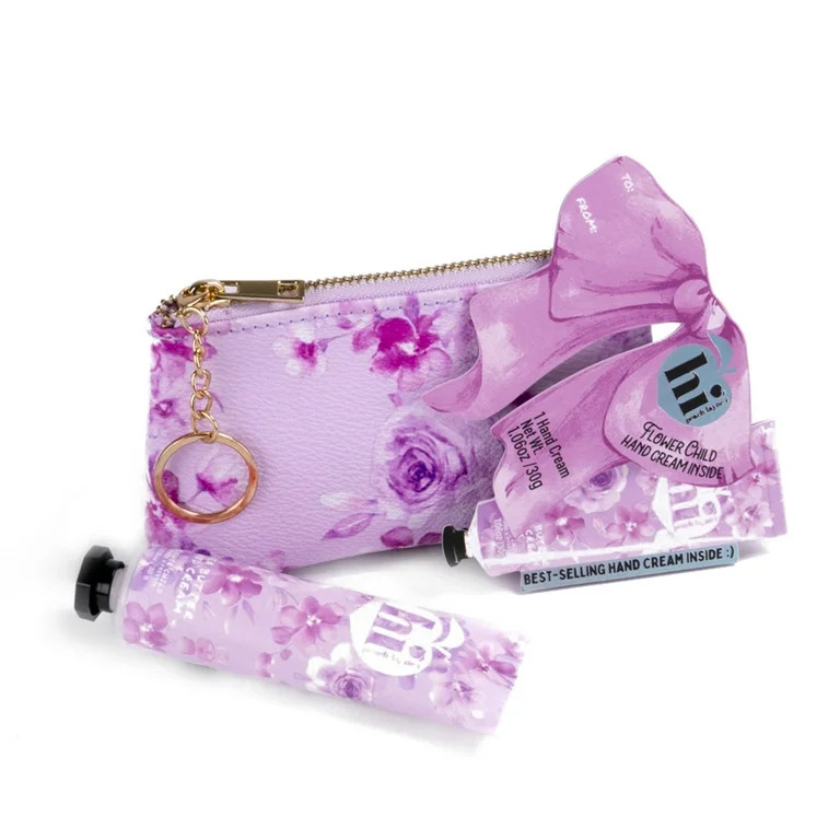 Hi Peach Layne 4.9 x 2.8 inches Purple Keychain Zipper Pouch with Metal Key Ring and 1.06oz/30g F... | Walmart (US)