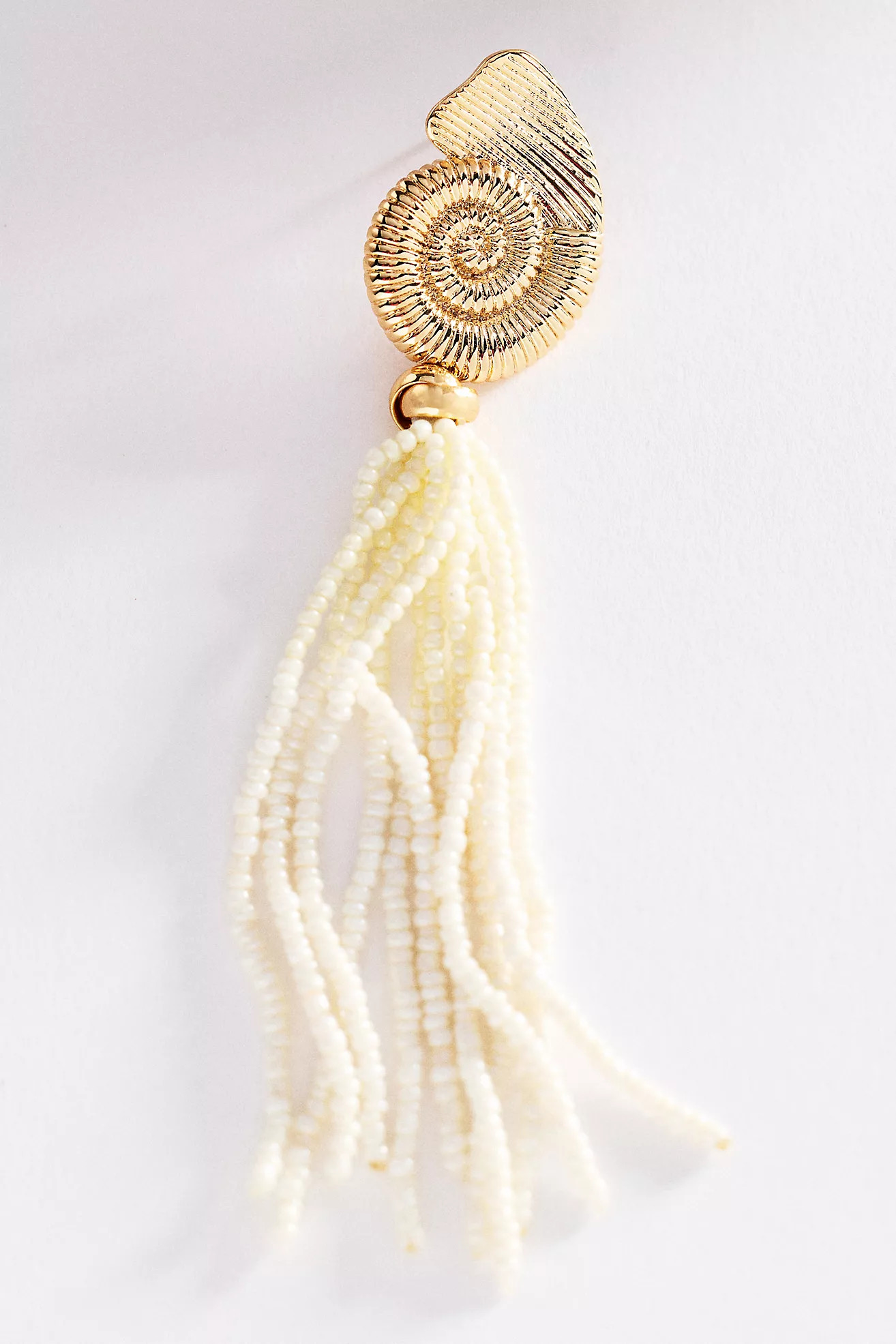 Shell Tassel Drop Earrings | Anthropologie (US)