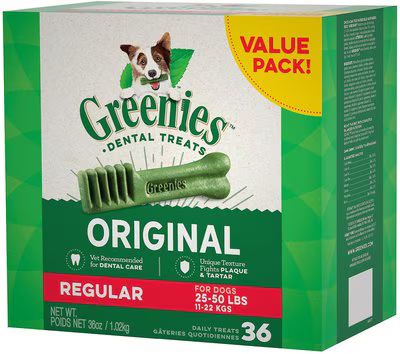 Greenies Regular Dental Dog Treats | Chewy.com