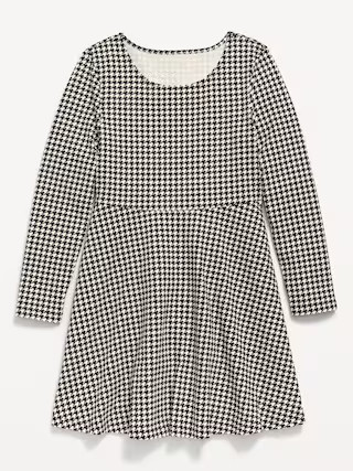 Printed Long-Sleeve Fit and Flare Dress for Girls | Old Navy (US)