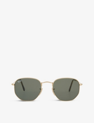 RB3548 hexagonal-frame sunglasses | Selfridges