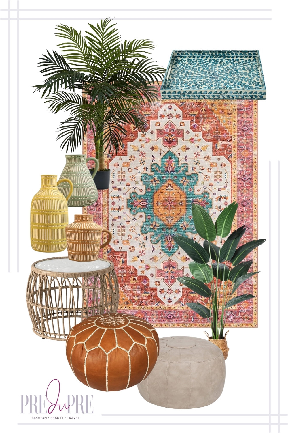 Give your space a summer refresh with these boho-chic Amazon home finds. From vibrant area rugs to textured vases and faux plants, these pieces add warmth and personality to any room. Ideal for renters and design lovers alike! #BohoDecor #AmazonHomeFinds #HomeRefresh #LTKHomeStyle #ColorfulDecor 

 #LTKHome #LTKFindsUnder100 #LTKStyleTip