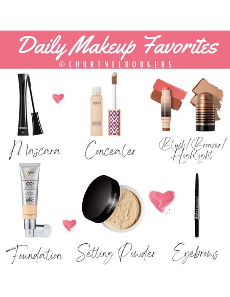 Daily Makeup Favorites 💗✨
👄 Tarte Shape Tape / Shade: 22N —Light Neutral
👄It Cosmetics CC Cream Full Coverage / Shade: Light Medium
👄 It Cosmetics Mascara
👄Laura Mercier Setting Powder / Shade: Translucent
👄Dibs Status Stick / Shades: Unbothered Bronze -Rose Goals
👄Dibs Desert Island Duo / Shades: 2 and 4
👄Eyebrows / NYX / Shade: Taupe/Vanilla (I shade in my microbladed eyebrows) 

Beauty, Makeup, Makeup Favorites, Dibs, Mascara, Foundation, gifts for her 

#LTKbeauty #LTKGiftGuide #LTKHoliday