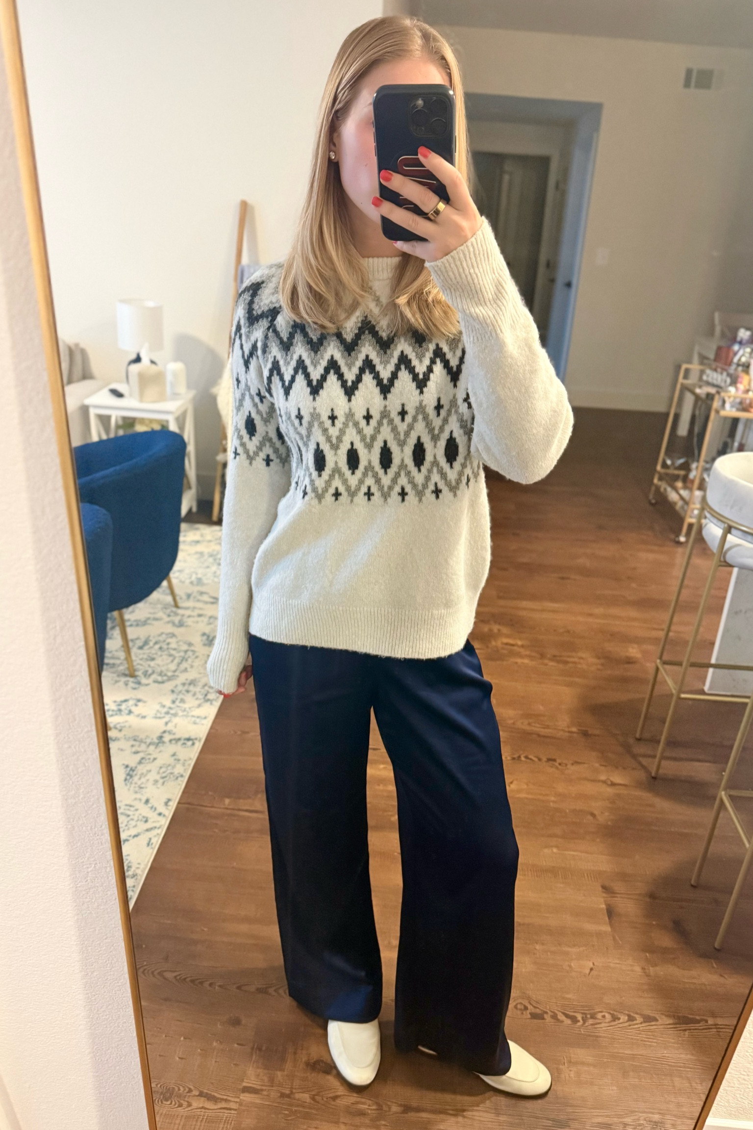 Christmas casual outfit 🎄✝️🎅🏼


Christmas sweater
Target outfit 
Cozy sweater
Festive sweater
Silk pants
Satin pants
Comfy pants
Comfy pants
Flowy pants
Wide leg pants
White loafers
Gucci loafers
Backless loafers
Princetown loafers
Work outfit
Winter work outfit
Casual work outfit
Office style
Office outfit

#LTKStyleTip #LTKHoliday #LTKWorkwear
