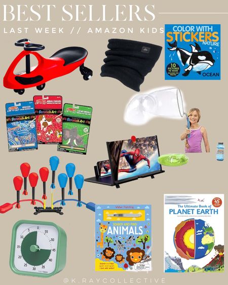 Here’s our best selling toys on Amazon last week is what all make great Christmas gifts or holiday gifts for your kids.  

The giant bubble won our favorite right on toy, a rocket blaster, activity books for kids and more! 

#GiftsForKids #ChristmasGiftsForKids #BestToys #Toys #Bestsellers #GiftForToddlers #GiftsForBoys #AmazonFinds

#LTKCyberWeek #LTKkids #LTKGiftGuide
