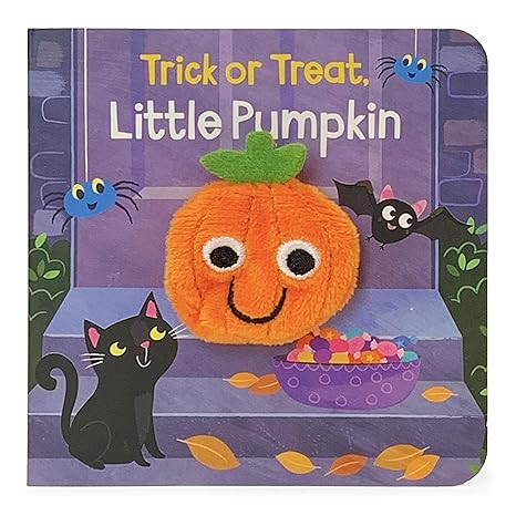 Trick Or Treat Little Pumpkin Finger Puppet Halloween Board Book Ages 0-4 (Children's Interactive... | Amazon (US)