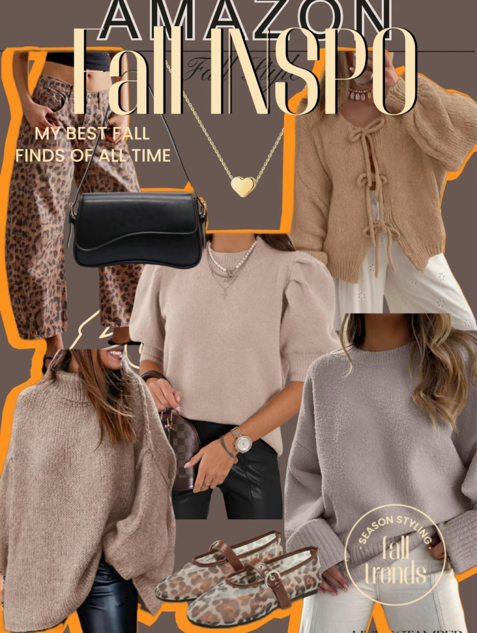 Shop these Amazon new arrivals and fall finds! Styles like leopard denim, tie front sweater, feminine ruffle sweater, oversized and comfy sweaters, shoulder bag, heart necklace and leopard flats! 
🍂🤎🐆

#LTKFindsUnder100 #LTKFallSale #LTKSeasonal