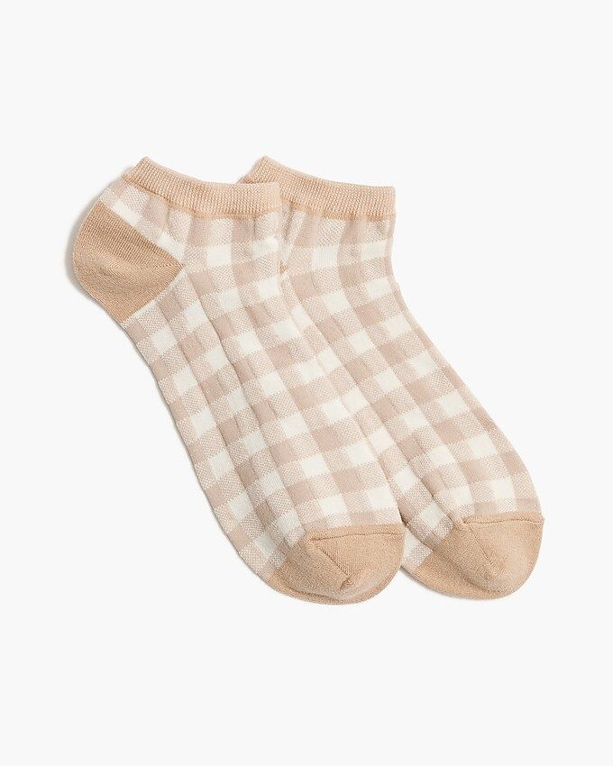 Gingham ankle socks | J.Crew Factory