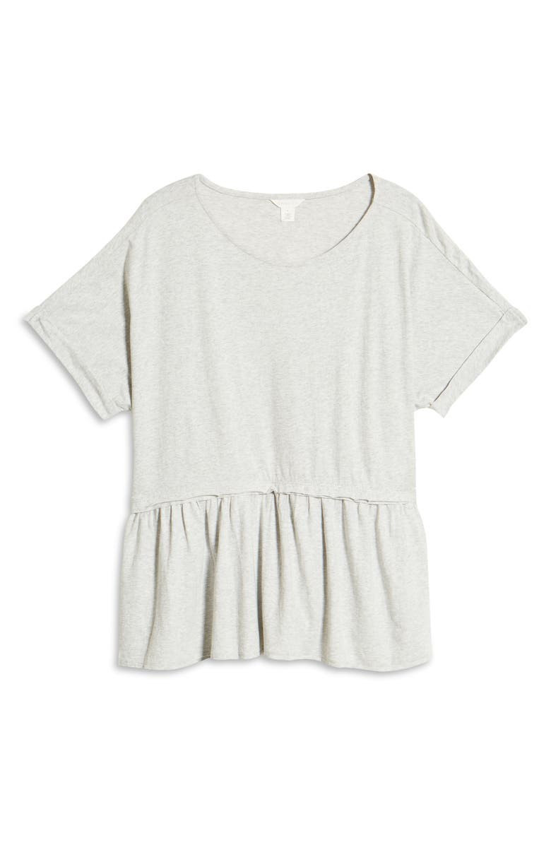 Floaty Peplum Jersey Top | Nordstrom