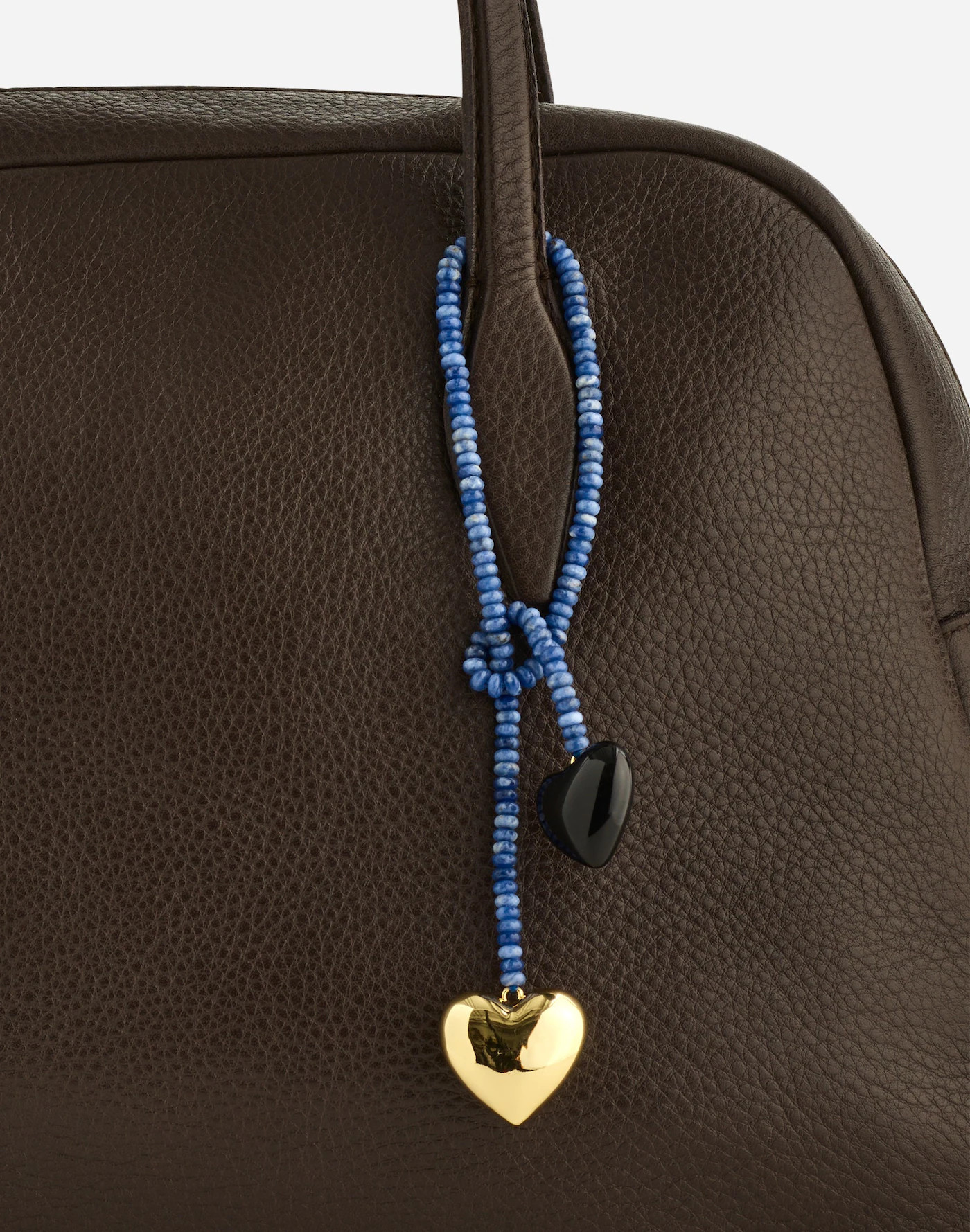 Double Heart Beaded Bag Charm | Madewell | Madewell