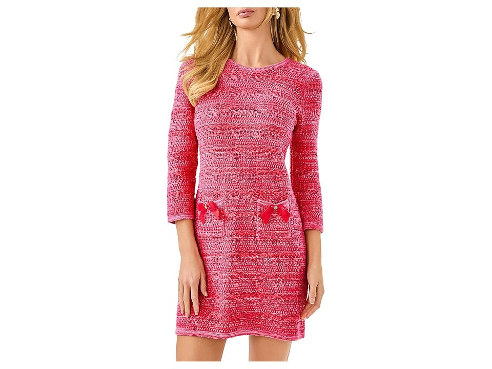 Lilly Pulitzer Rhysa Sweater Dress Women's Dress Cherry Red : XXS, Acrylic/Nylon | Zappos