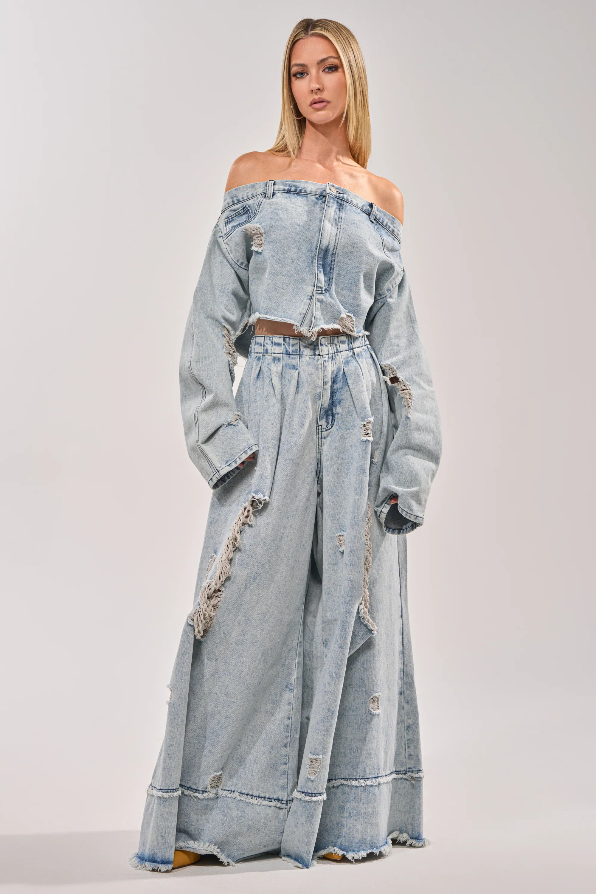 CAMILLE WIDE LEG DENIM | AKIRA