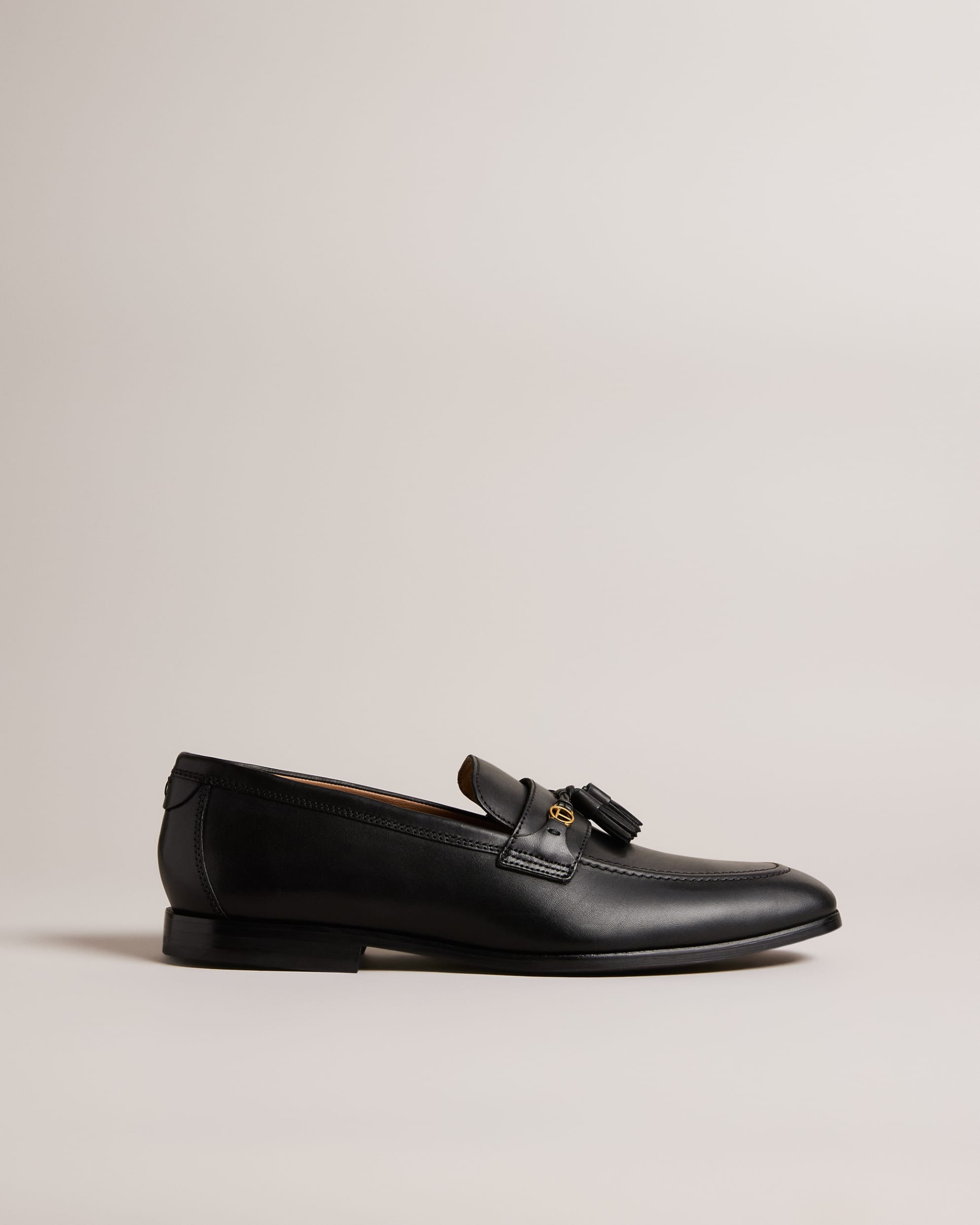 Leather Loafers With Branded Hardware | Ted Baker (UK)