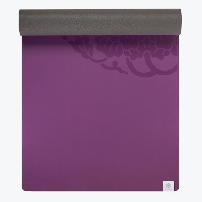 Gaiam Dry Grip Yoga Mat - Purple (5mm) | Target