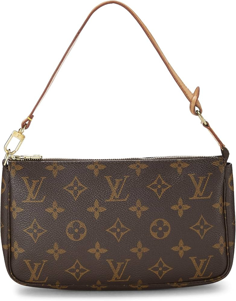 Amazon.com: Louis Vuitton, Pre-Loved Monogram Canvas Pochette Accessoires, Brown : Luxury Stores | Amazon (US)