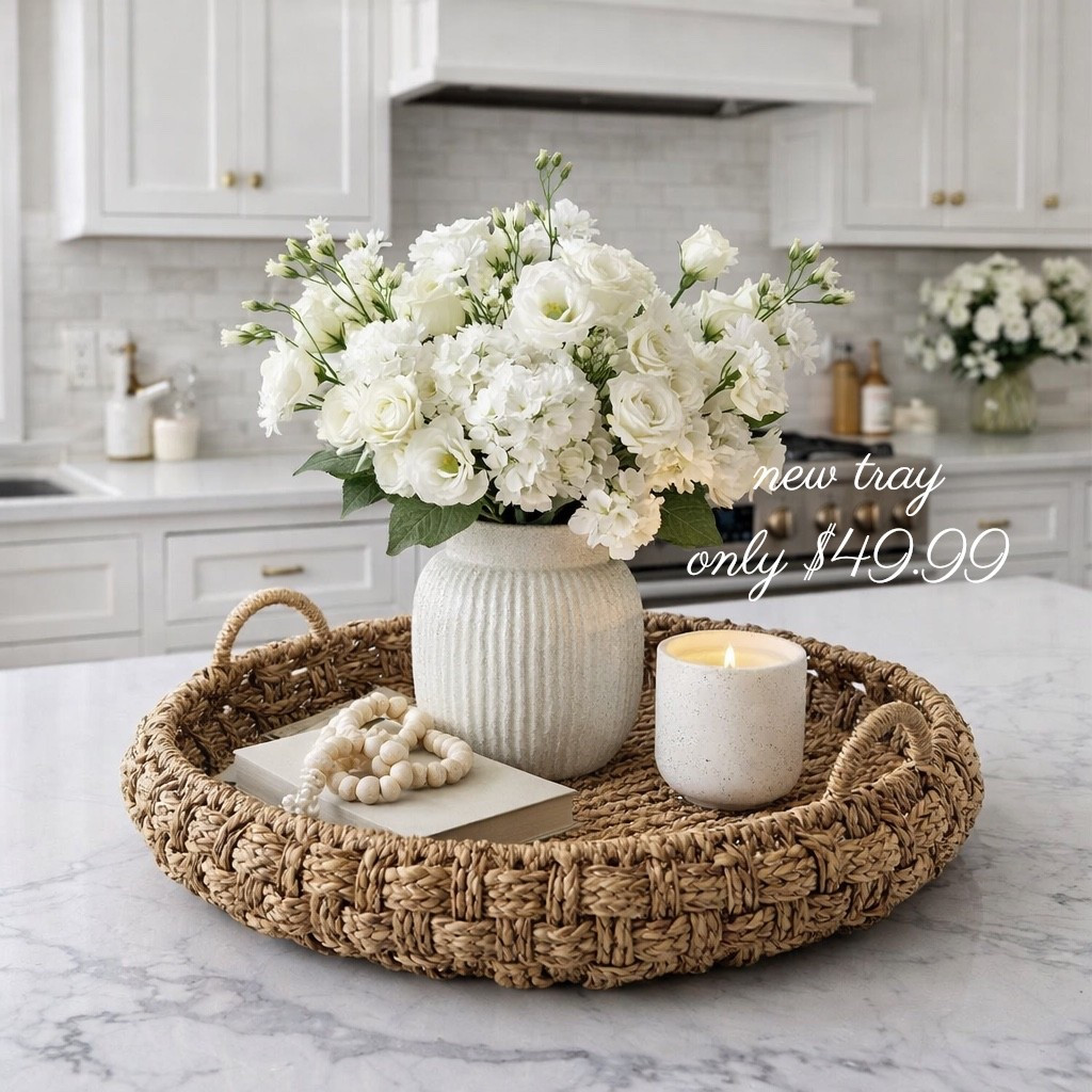 New Trending tray 🤍 only $49.99  #kitchentray #kitchendecor 

#LTKSaleAlert #LTKSeasonal #LTKHome