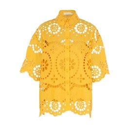 Pop Embroidered Shirt | ZIMMERMANN (US, CA, EU, MENA)