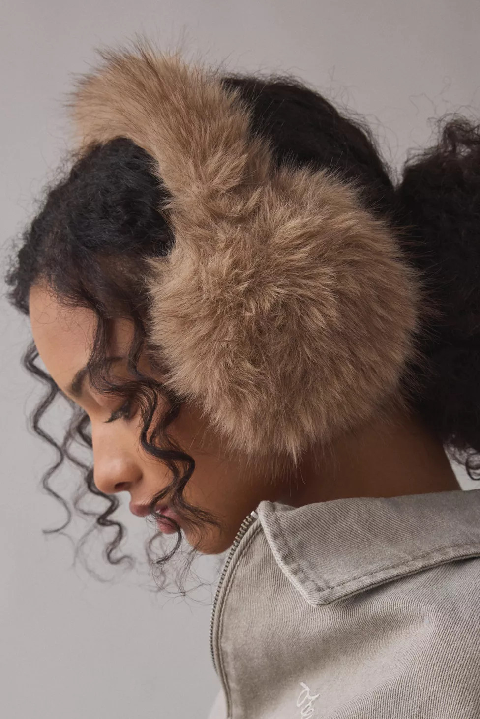 High Pile Faux Fur Earmuff | Urban Outfitters (US and RoW)