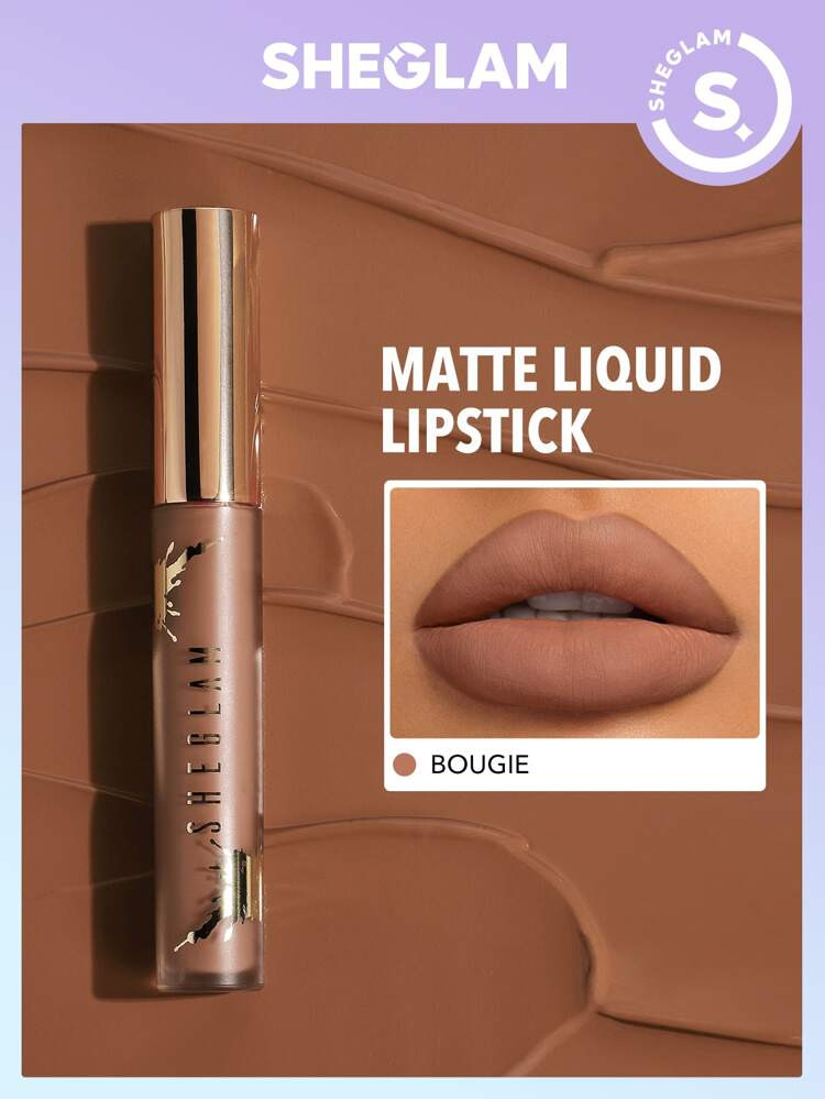 SHEGLAM Matte Allure Liquid Lipstick - Bougie | SHEIN