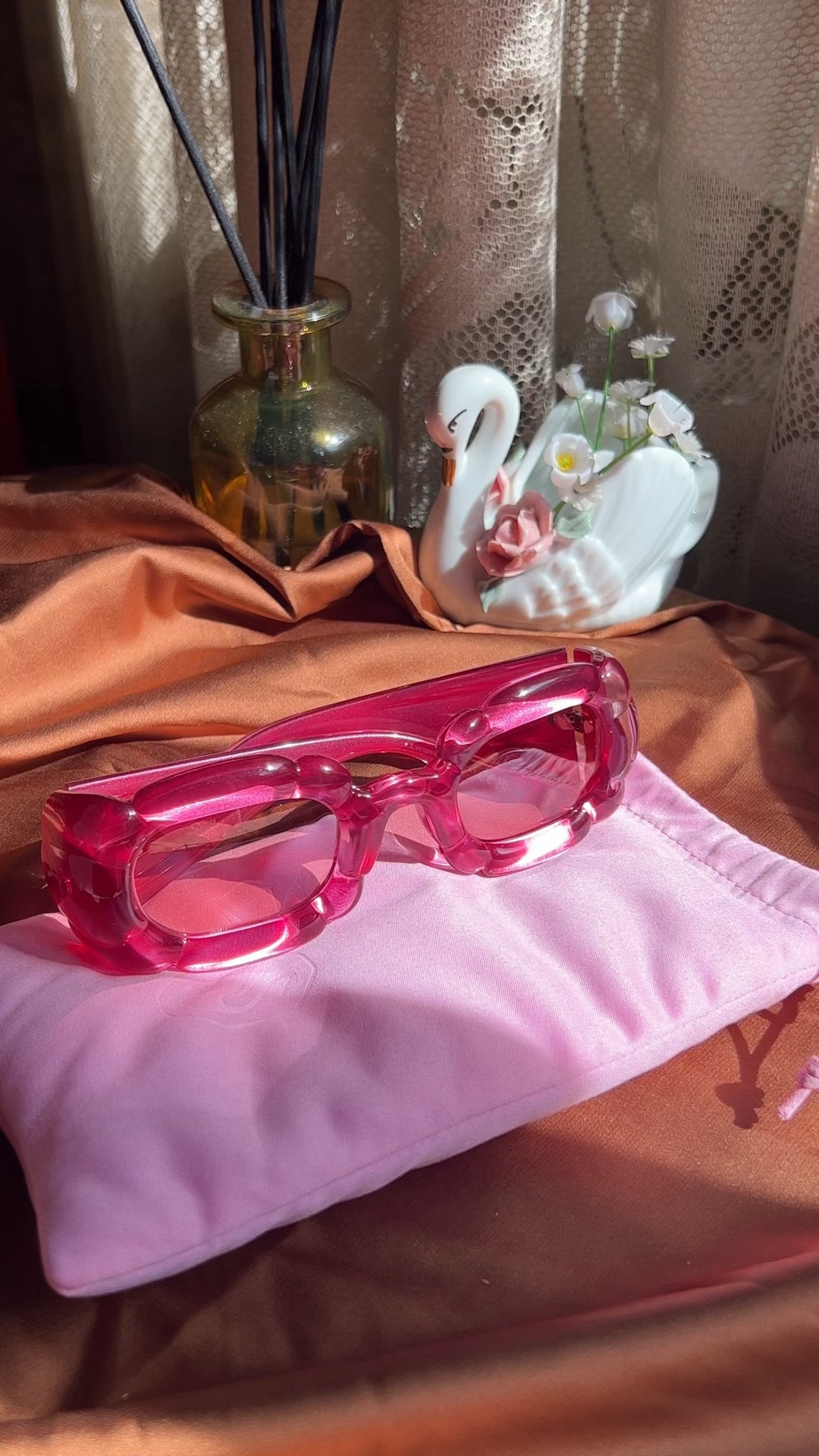 Swarovski Dulcis Sunglasses 💖 couldn’t find these exact ones! I’m sorry but this style is very similar to the dulcis if not the same line 🎀

#LTKstyletip #LTKMostLoved #LTKbeauty
