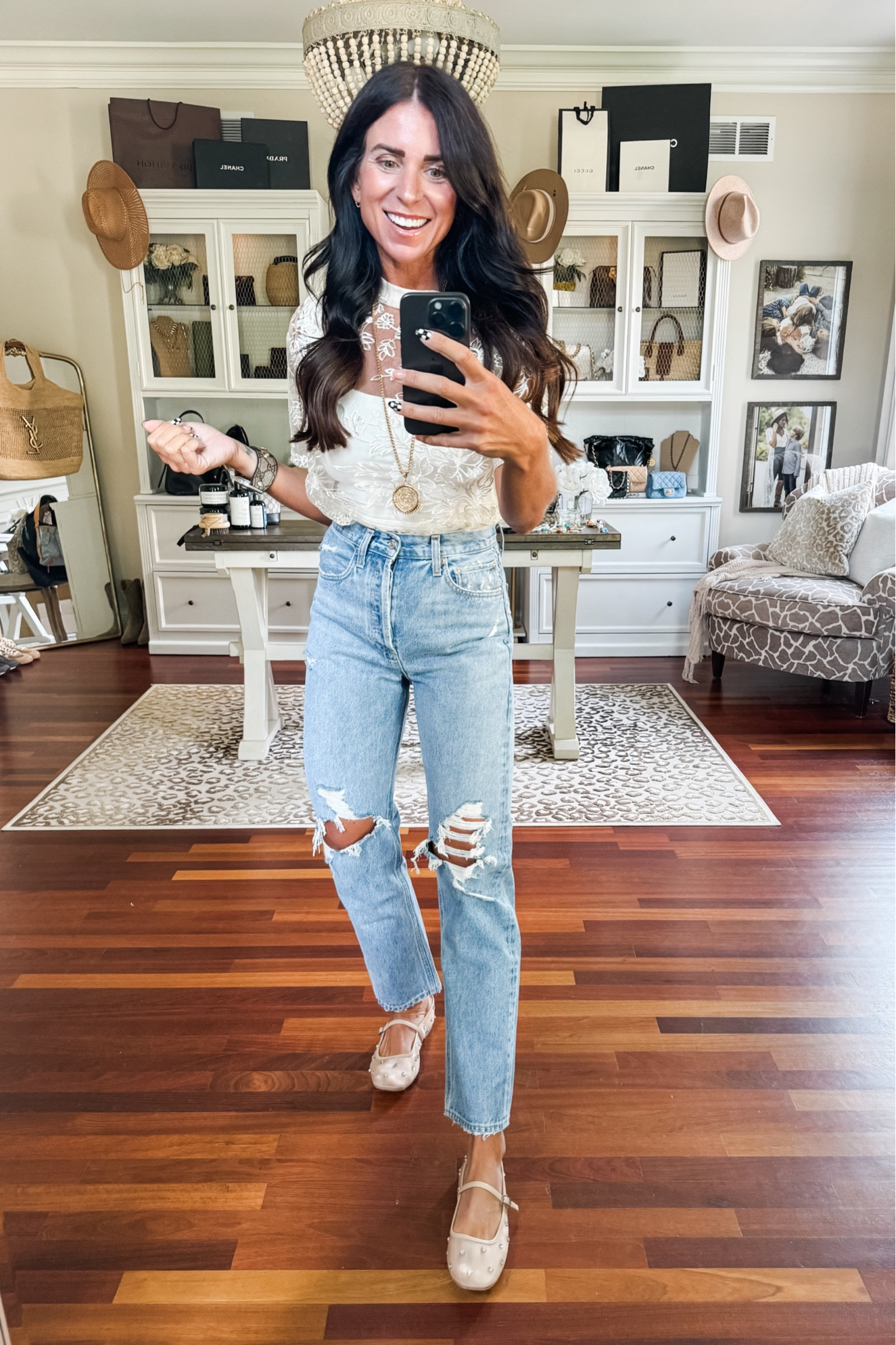 Love this little floral mesh top from Amazon and these adorable ballet flats 

#LTKStyleTip #LTKSeasonal #LTKFindsUnder50